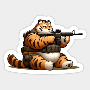 Tactical Tiger Sticker